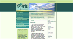 Desktop Screenshot of espritconsulting.com